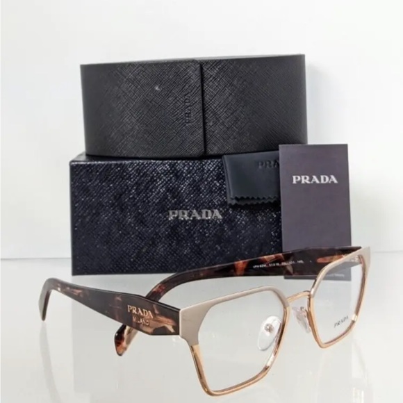 Brand New Authentic Prada Eyeglasses VPR 54X 03G - 1O1 Frame 54X - Picture 3 of 6